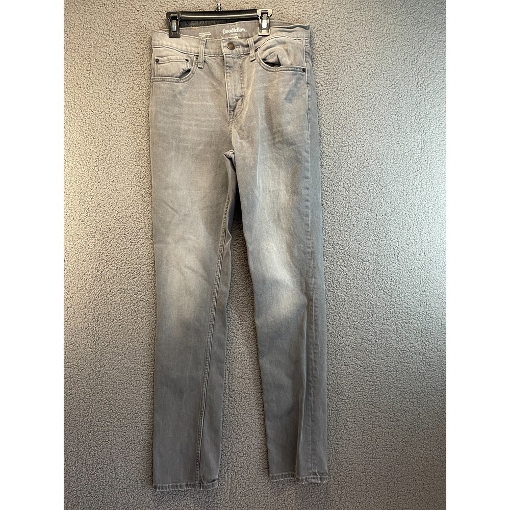 Goodfellow & Co Slim Fit Total Flex Jeans 30x32 Men's Gray  Denim Skinny